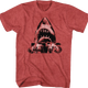Red Shark Attack Jaws T-Shirt thumbnail