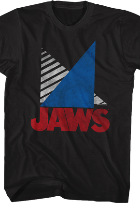 Geometric Fin Art Jaws T-Shirt