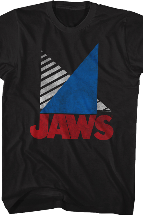 Geometric Fin Art Jaws T-Shirt