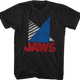 Geometric Fin Art Jaws T-Shirt thumbnail
