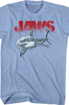 Retro Halftone Shark Jaws T-Shirt