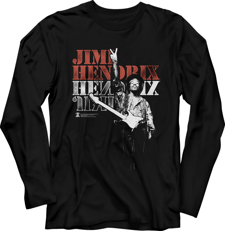 Jimi Hendrix Long Sleeve Shirt