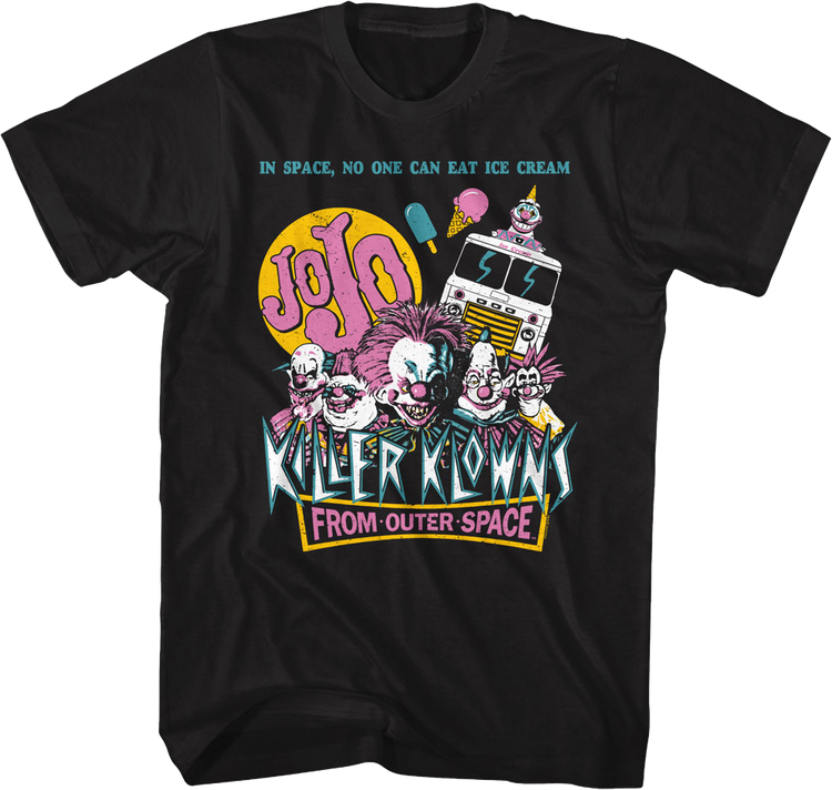 Jojo Ice Cream Killer Klowns From Outer Space T-Shirt