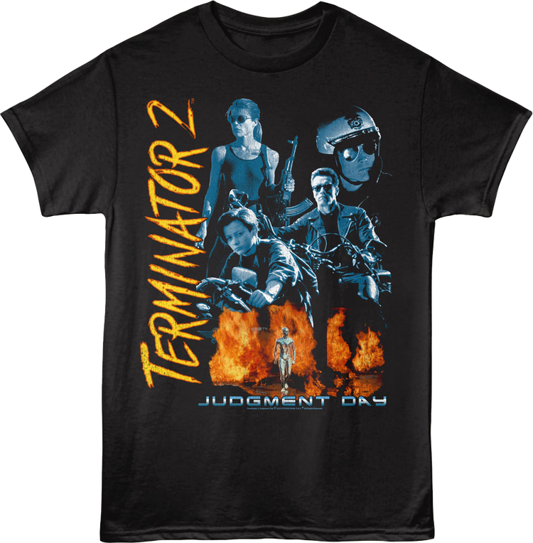 Judgment Day Collage Terminator 2 T-Shirt
