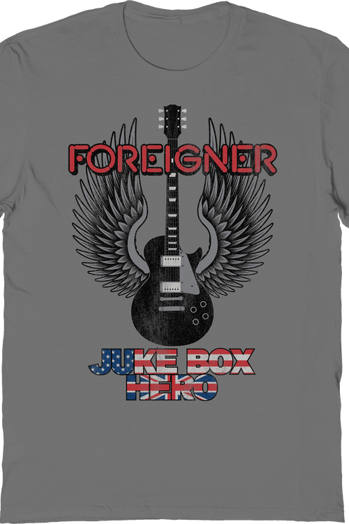 Juke Box Hero Winged Guitar Foreigner T-Shirt