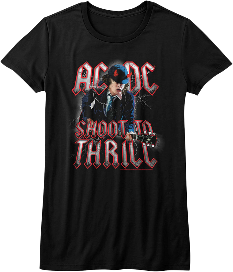 Ladies ACDC Shoot To Thrill Shirt