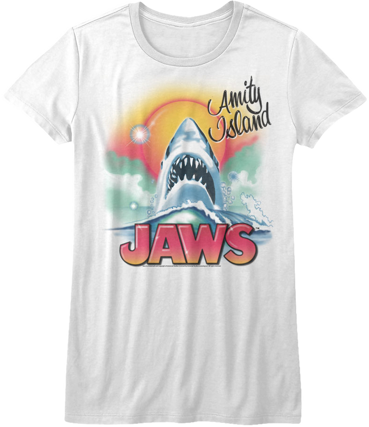 Ladies Airbrush Jaws Shirt