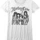Ladies Black and White Motley Crue Shirt thumbnail