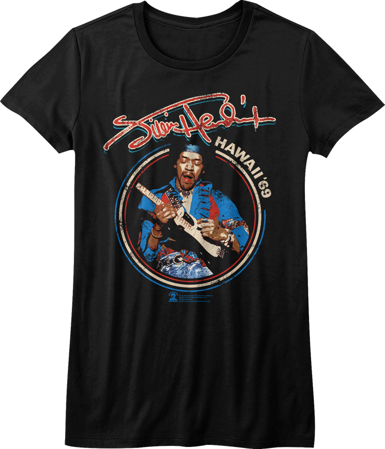 Womens Hawaii '69 Jimi Hendrix Shirt