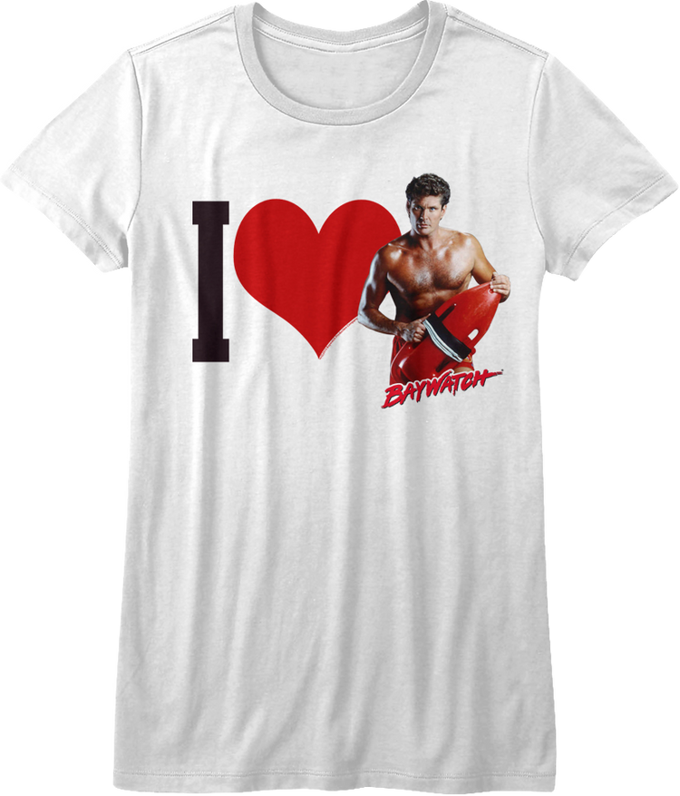Ladies I Love Mitch Baywatch Shirt