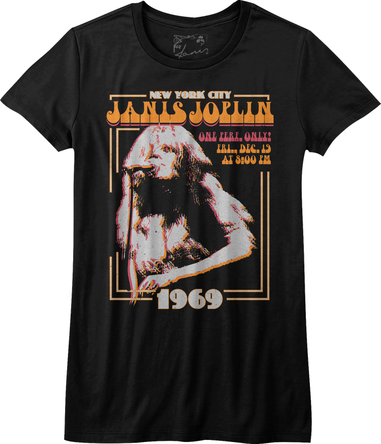 Womens New York City Janis Joplin Shirt