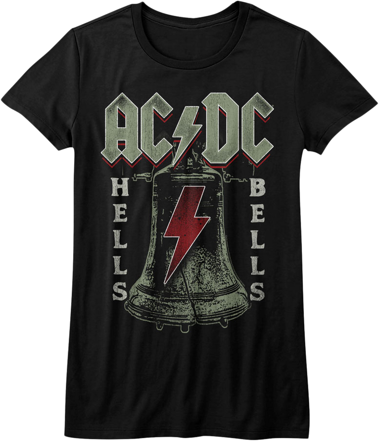 Ladies Ringin' Hells Bells ACDC Shirt