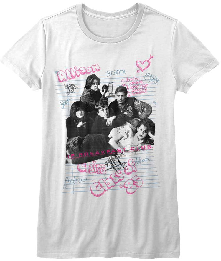 Womens Sketches Breakfast Club Shirt