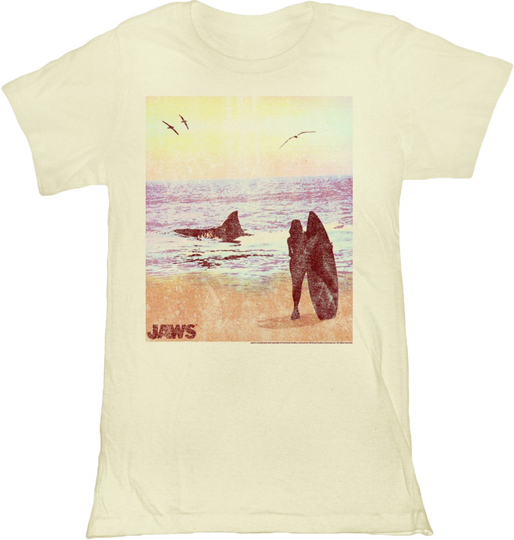 Ladies Surfboard Jaws Shirt