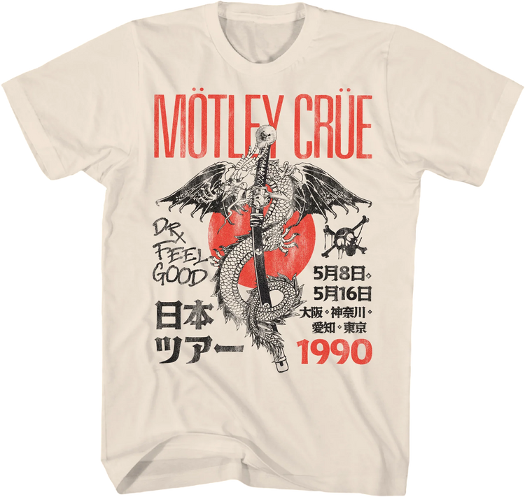 Kanji Dr. Feelgood Motley Crue T-Shirt