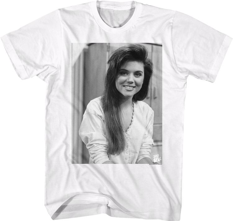 Kelly Kapowski Portrait Saved By The Bell T-Shirt