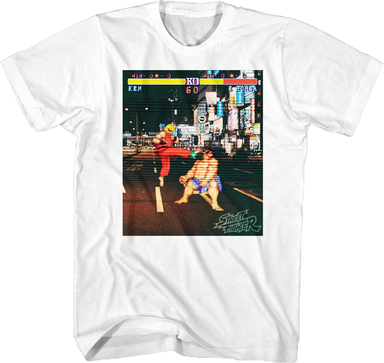Ken vs E. Honda Street Fighter T-Shirt