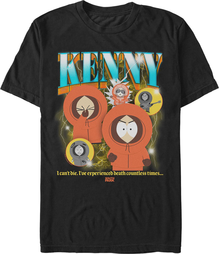 Kenny I Can't Die South Park T-Shirt