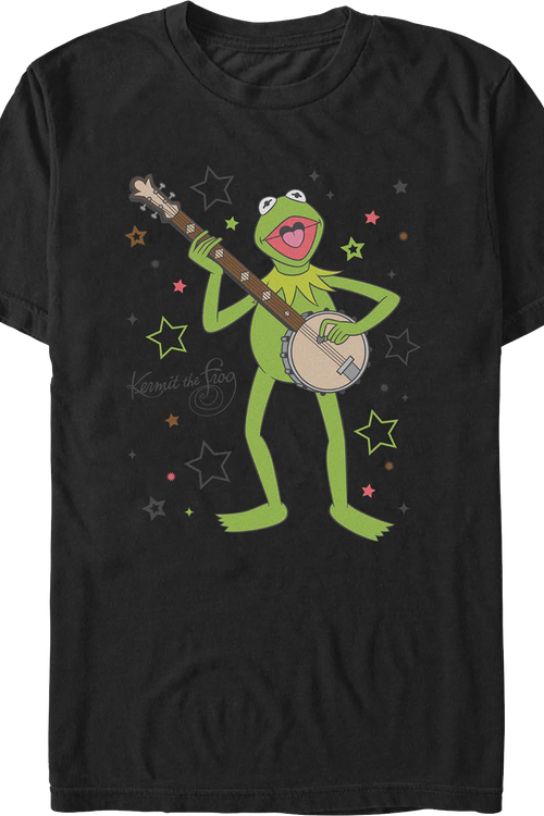 Kermit The Frog Banjo Superstar Muppets T-Shirt
