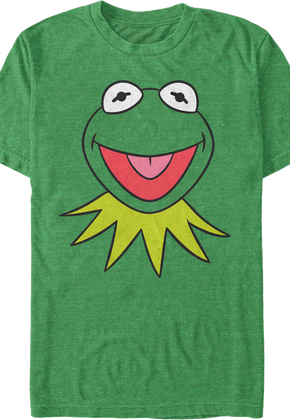 Kermit The Frog Face Muppets T-Shirt