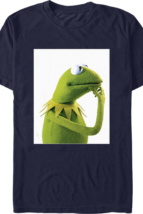 Kermit The Thinker Muppets T-Shirt