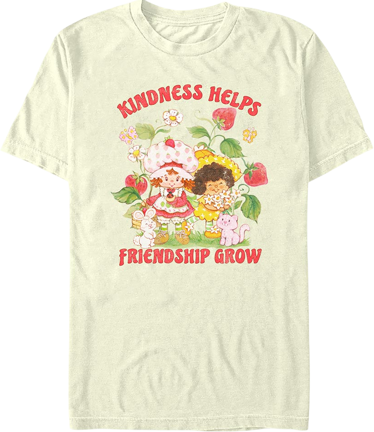 Kindness Helps Friendship Grow Strawberry Shortcake T-Shirt