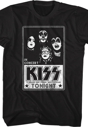 Concert Poster KISS T-Shirt