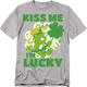 Kiss Me I'm Lucky Care Bears T-Shirt thumbnail