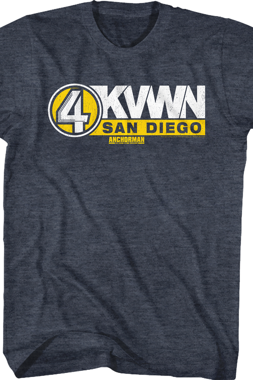 KVWN Logo Anchorman T-Shirt