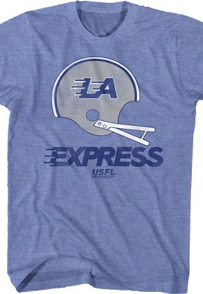 LA Express Helmet USFL T-Shirt