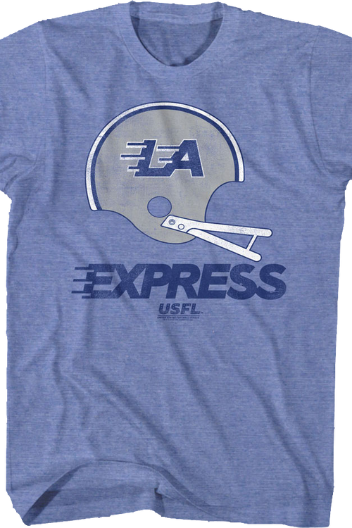 LA Express Helmet USFL T-Shirt