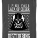 Lack Of Cheer Faux Ugly Christmas Sweater Star Wars T-Shirt thumbnail