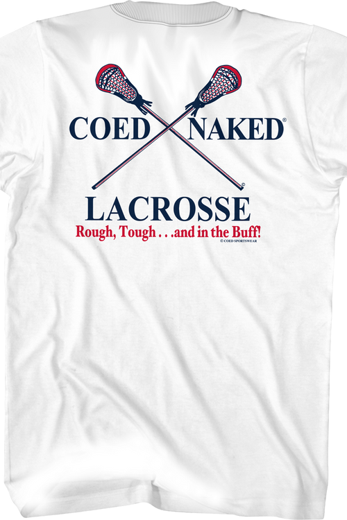 Lacrosse Coed Naked T-Shirt