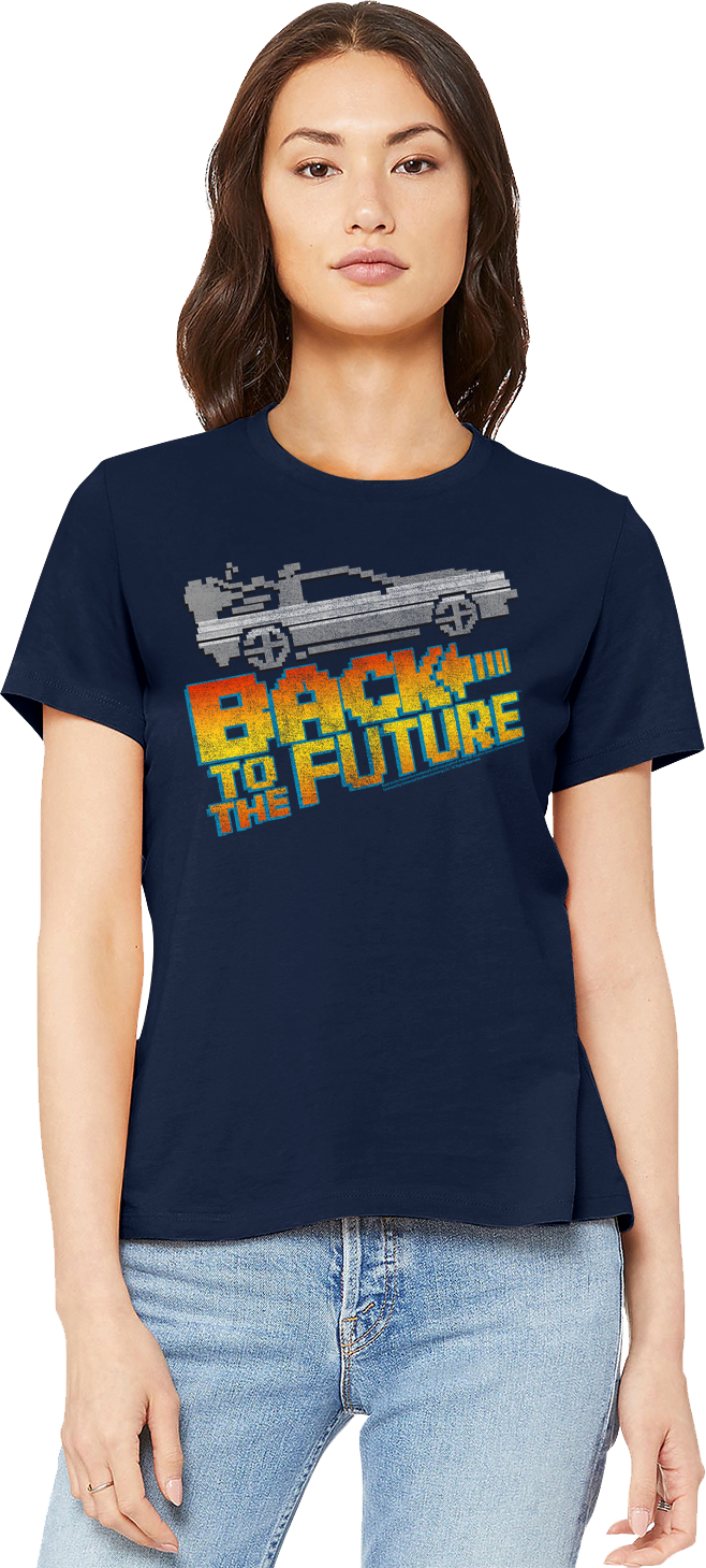 Womens 8-Bit Back To The Future Shirt