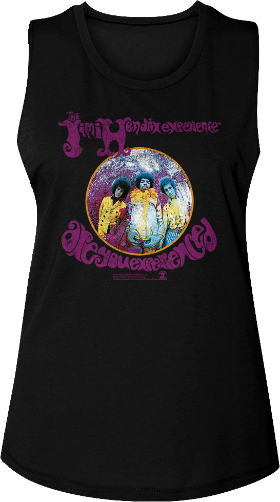 Ladies Are You Experienced Jimi Hendrix Experience Muscle Tank Top