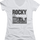Ladies Arms Raised Rocky V-Neck Shirt