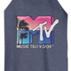 Ladies Beach Logo MTV Sleeveless Rocker Tank Top thumbnail