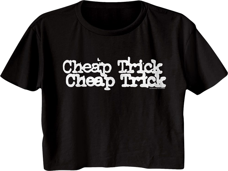 Ladies Cheap Trick Crop Top