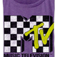 Ladies Checkerboard Logo MTV Crop Top thumbnail