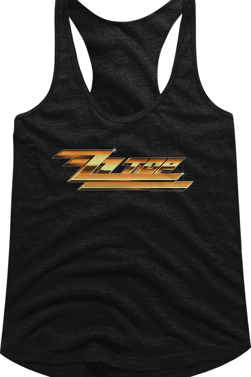 Ladies Classic Logo ZZ Top Racerback Tank Top