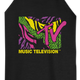 Ladies Colorful Animal Logo MTV Sleeveless Rocker Tank Top thumbnail