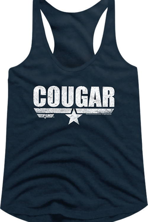 Ladies Cougar Top Gun Racerback Tank Top