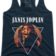 Ladies Distressed Triangle Janis Joplin Racerback Tank Top thumbnail
