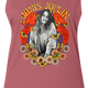 Ladies Flower Power Janis Joplin Muscle Tank Top thumbnail