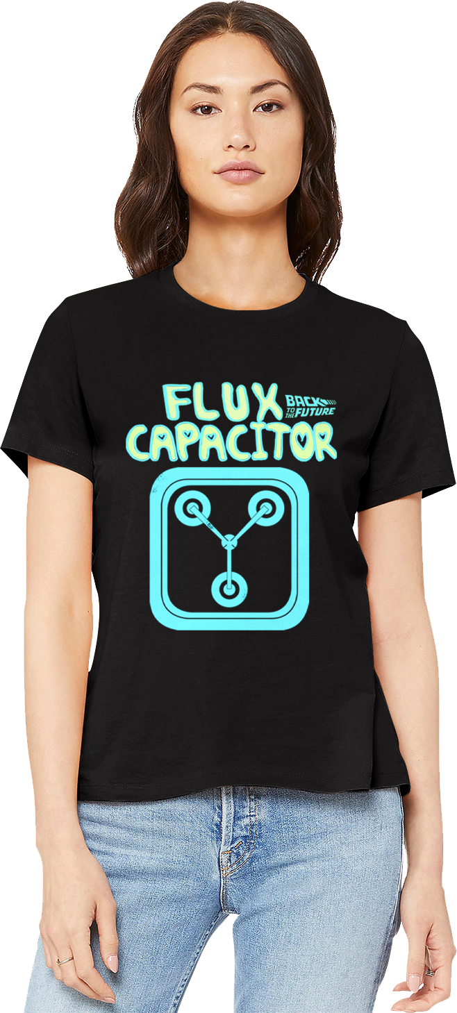 Ladies Flux Capacitor Back To The Future Shirt