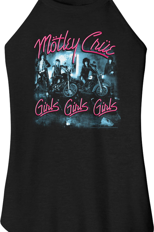 Ladies Girls Girls Girls Motley Crue Tank Top