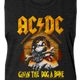 Ladies Givin The Dog A Bone ACDC Sleeveless Shirt thumbnail