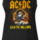Ladies Givin The Dog A Bone ACDC Sleeveless Shirt thumbnail