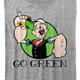 Womens Go Green Popeye Shirt thumbnail