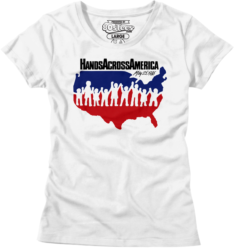 Womens Hands Across America Shirt